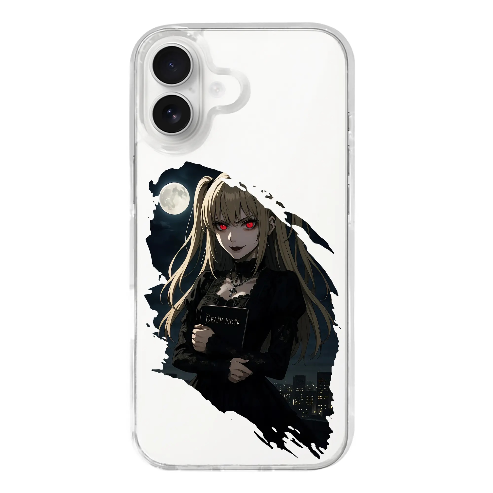 デスノート グッズ,弥海砂 - iPhone 17シリーズ 透明スマホケース – 薄型・耐衝撃・精密フィット保護カバー